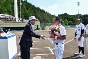 日本代表合宿歓迎セレモニーの様子