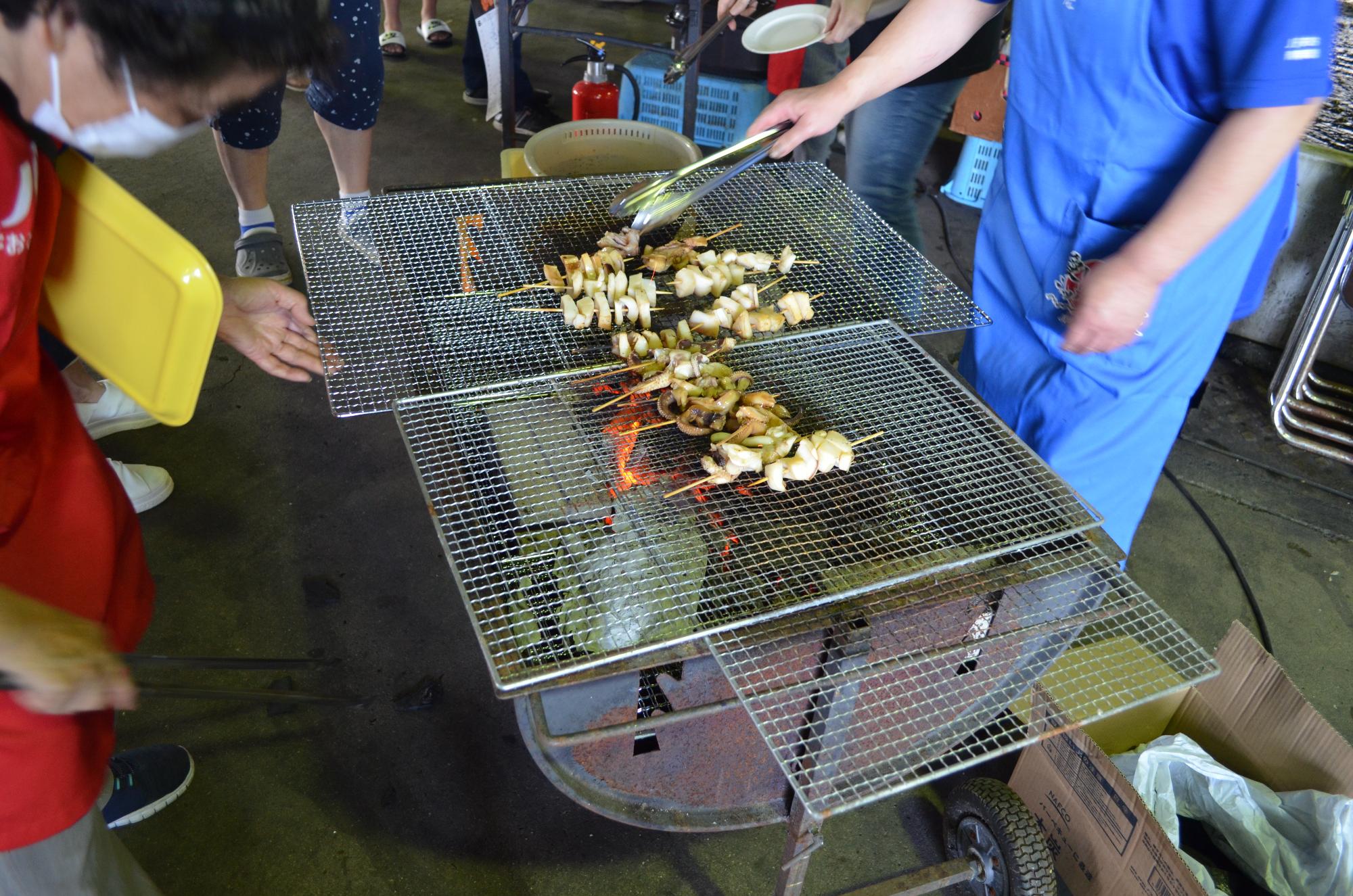 令和6年5月 イカ焼き（漁協女性部）
