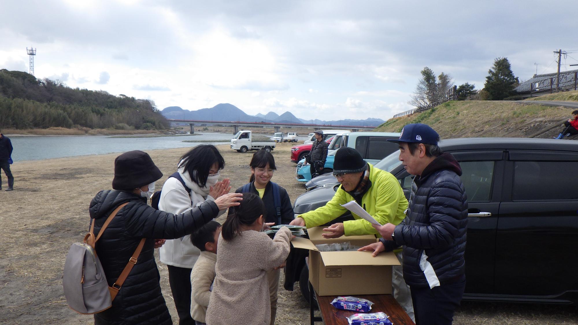 青ノリのプレゼント
