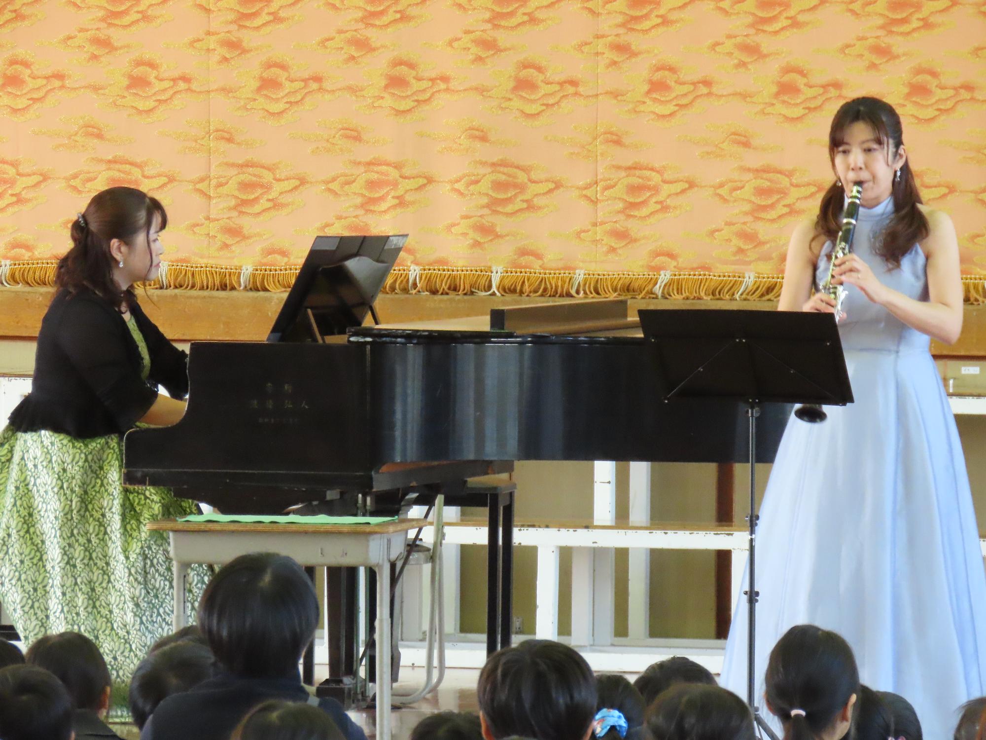 クラリネット演奏