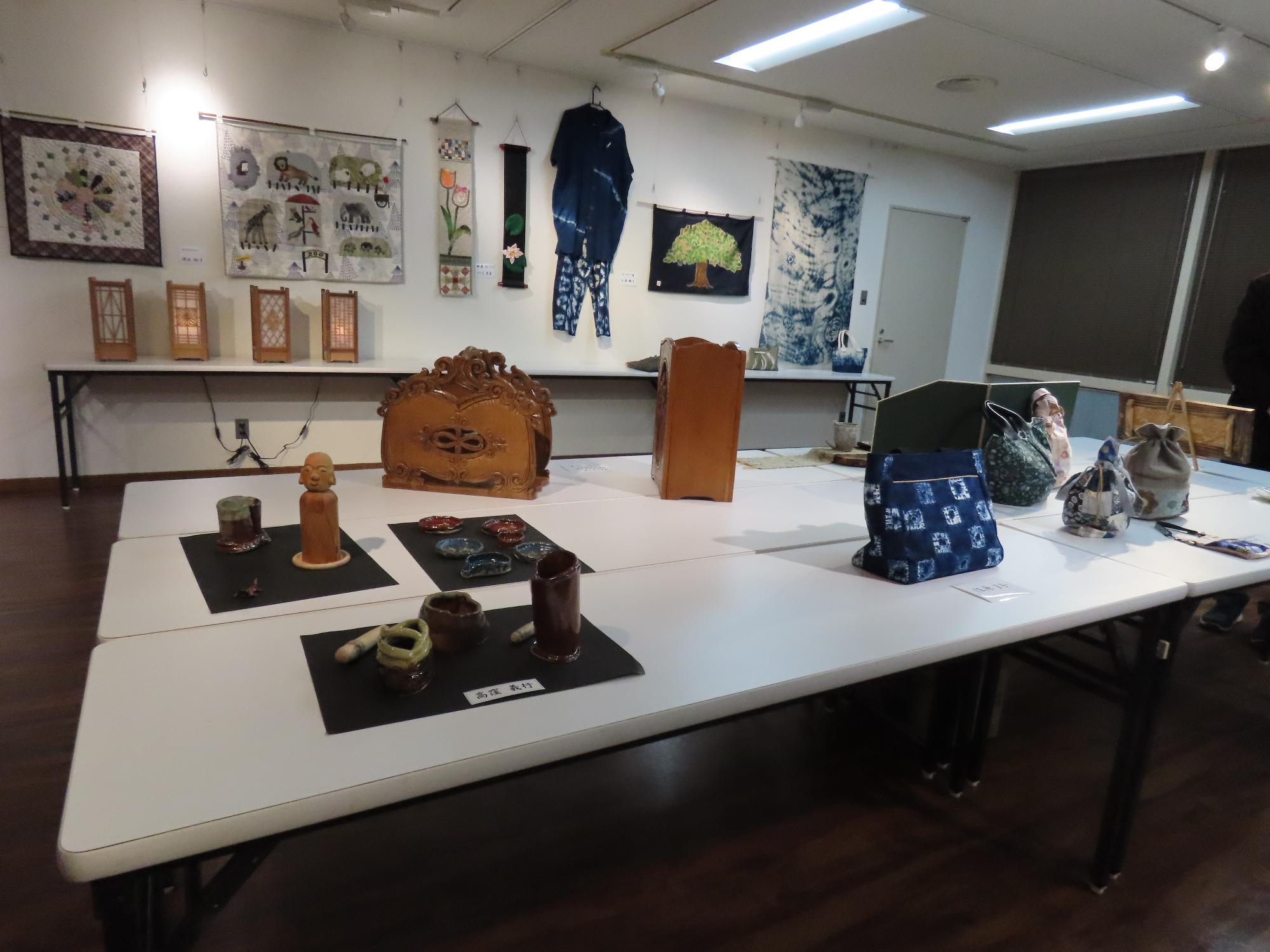 工芸展作品展示