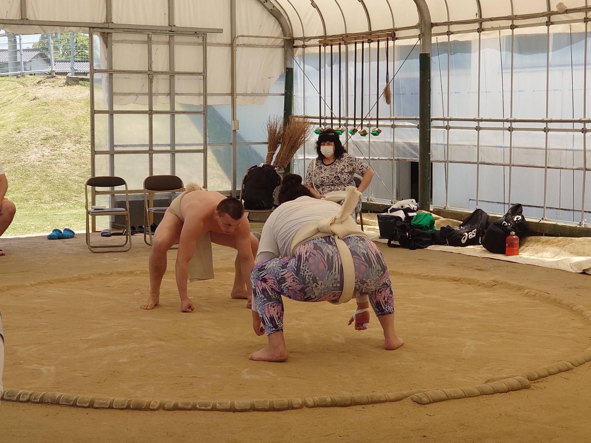相撲ウクライナ代表チーム3日目03