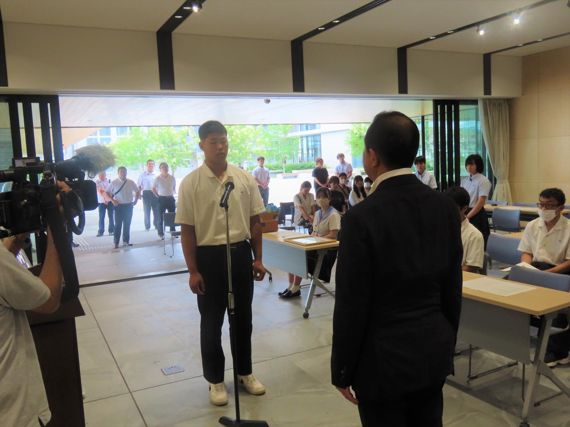 大会出場への意気込み