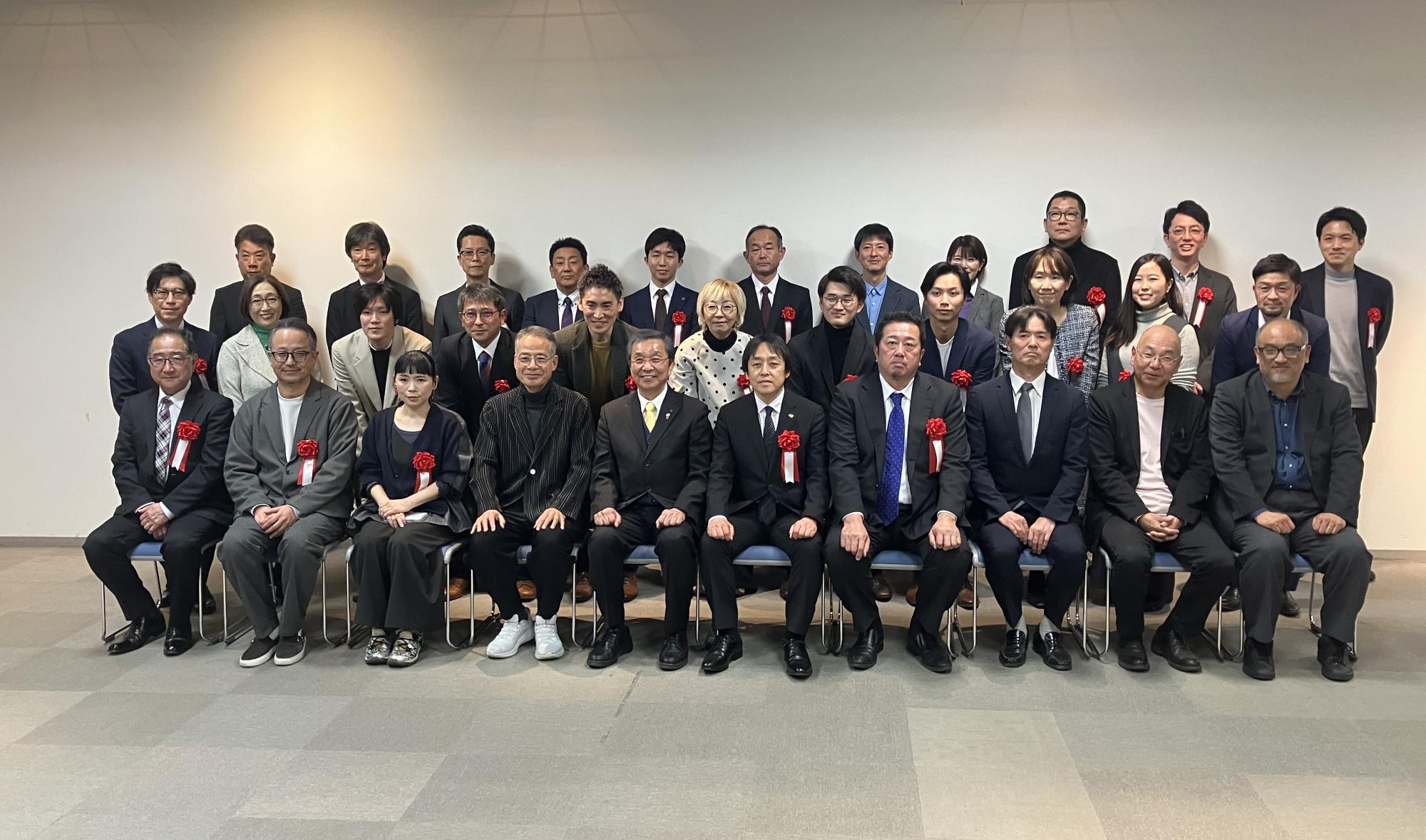 表彰式記念撮影