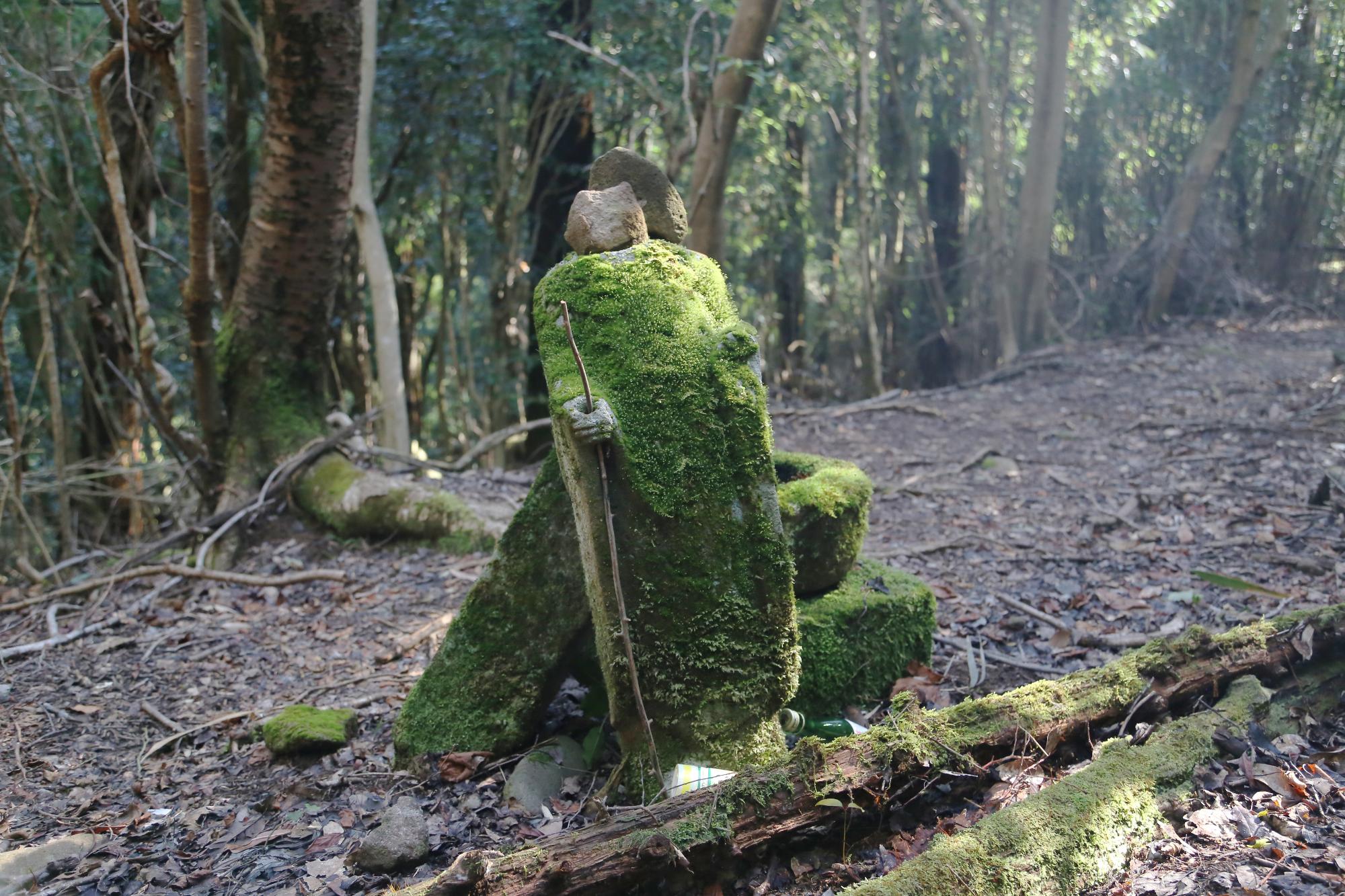 The Headless Jizo statue