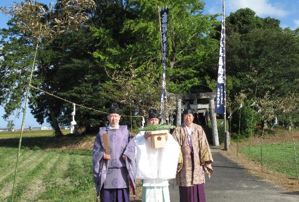 西貝神社での蜷饗祭