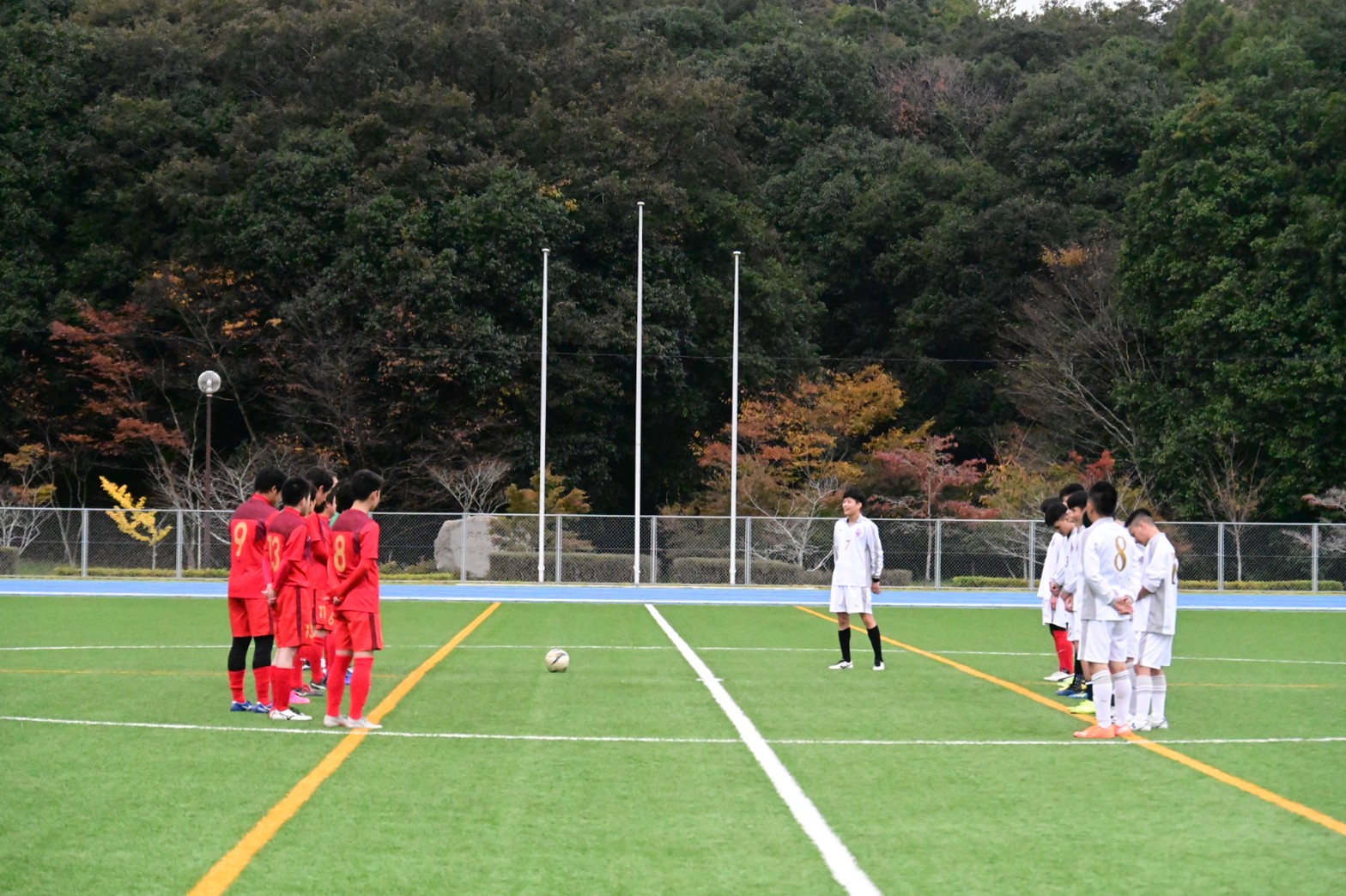 試合前