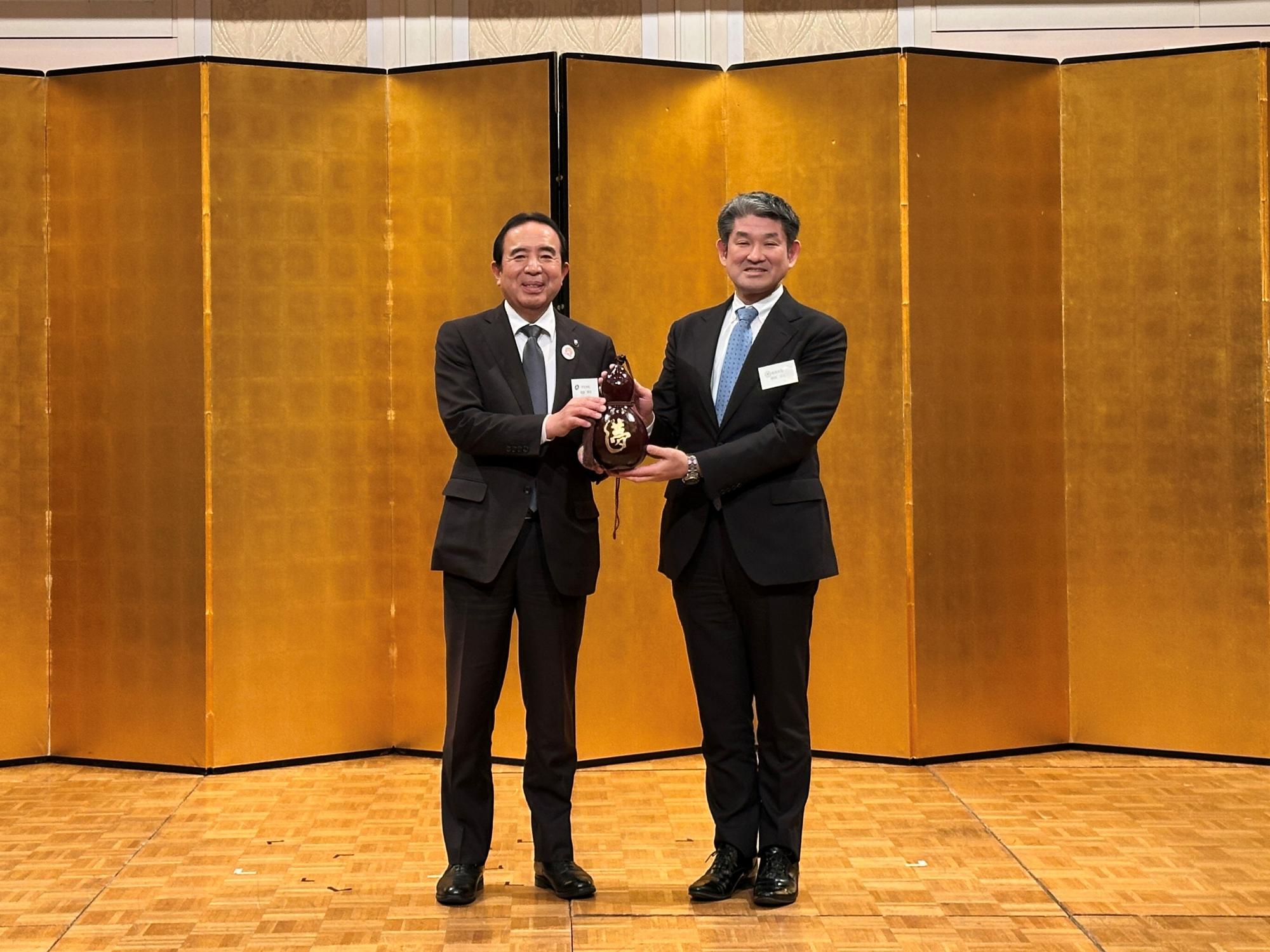 宇佐市長と奈良市長