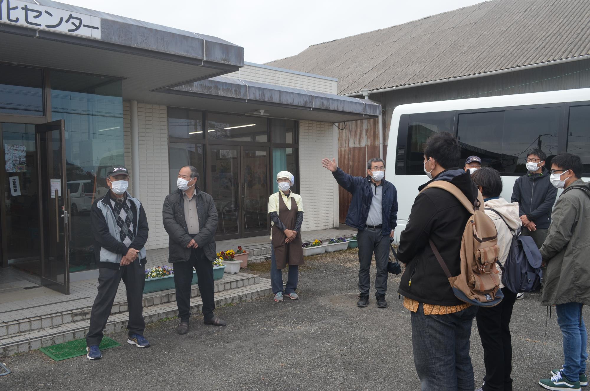 地域の方と対面
