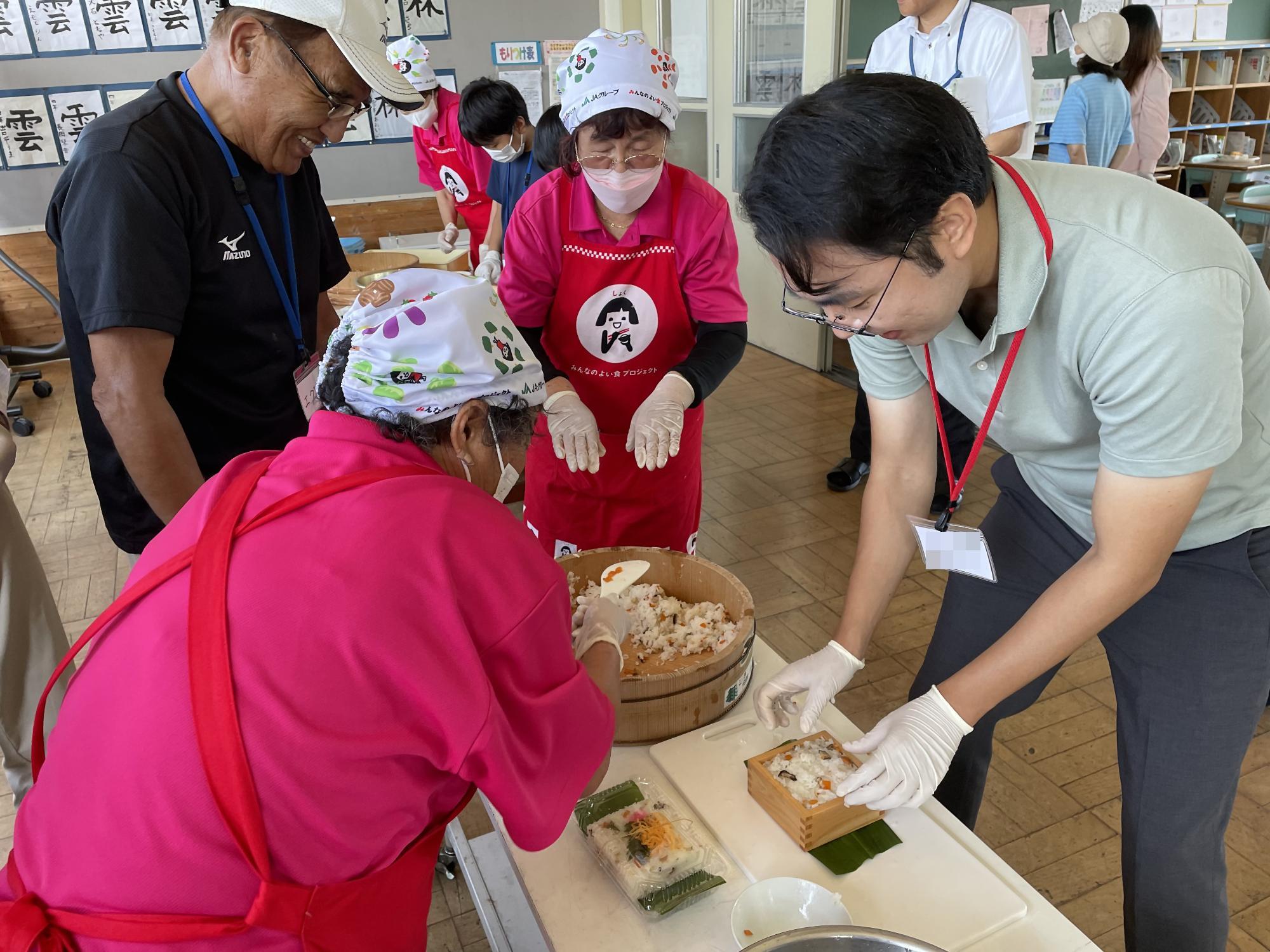 料理の様子