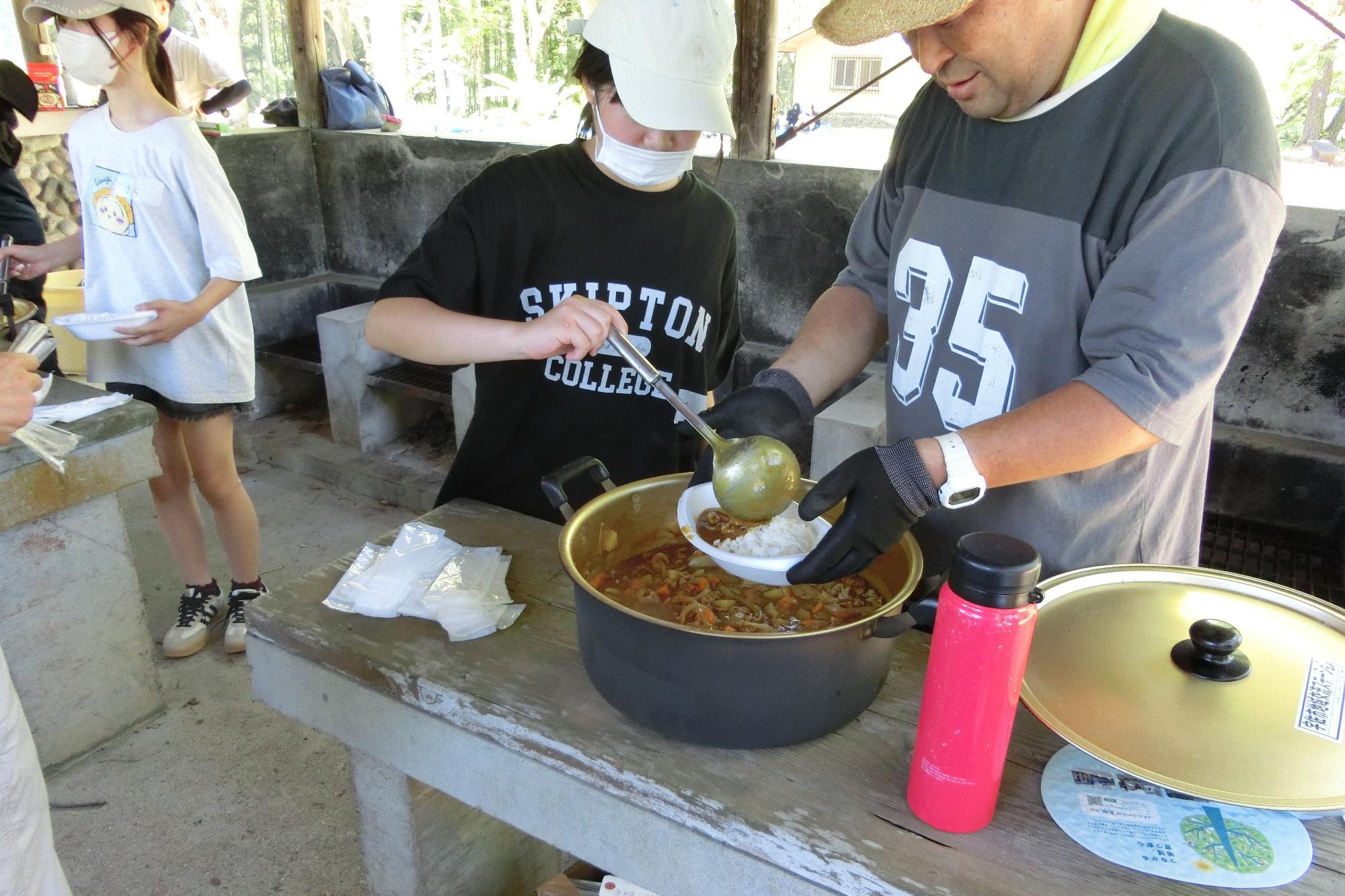 カレーが完成
