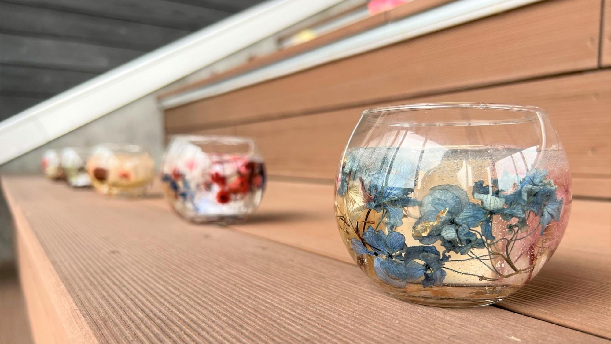 キャンドル展示