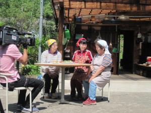 山野草が料理に