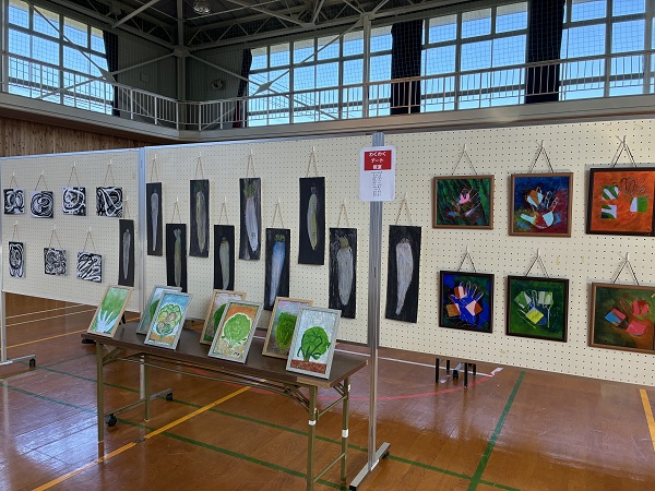 菊花展 作品展示写真（わくわくアート教室）