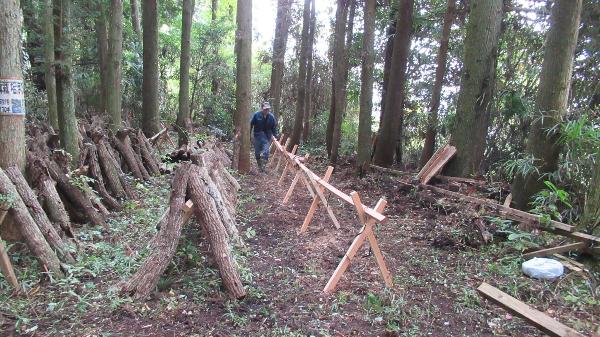 授業前用意 木組