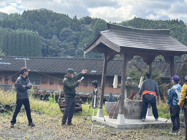 景観めぐりウォーキング 温見神社説明