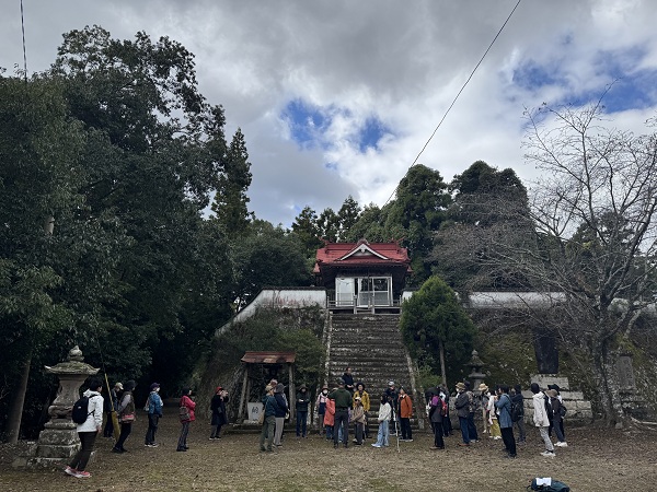 景観めぐりウォーキング 恵良神社2
